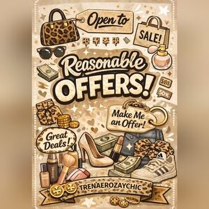 🛍OPEN TO REASONABLE OFFERS!